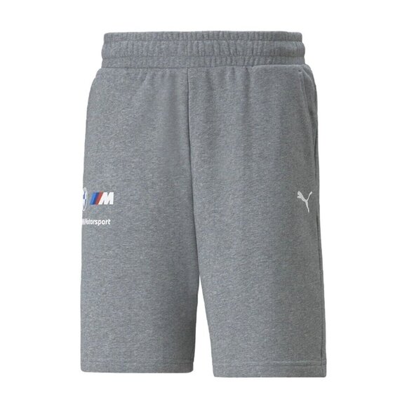 Puma BMW M Motorsport Essentials Shorts 22 Men Heather Grey Size L - Picture 1 of 9